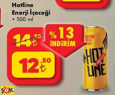 HOTLİNE ENERJİ İÇECEĞİ HOTLİNE ENERJİ İÇECEĞİ